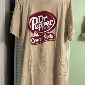 Dr. Pepper Cream Soda Beige T-Shirt